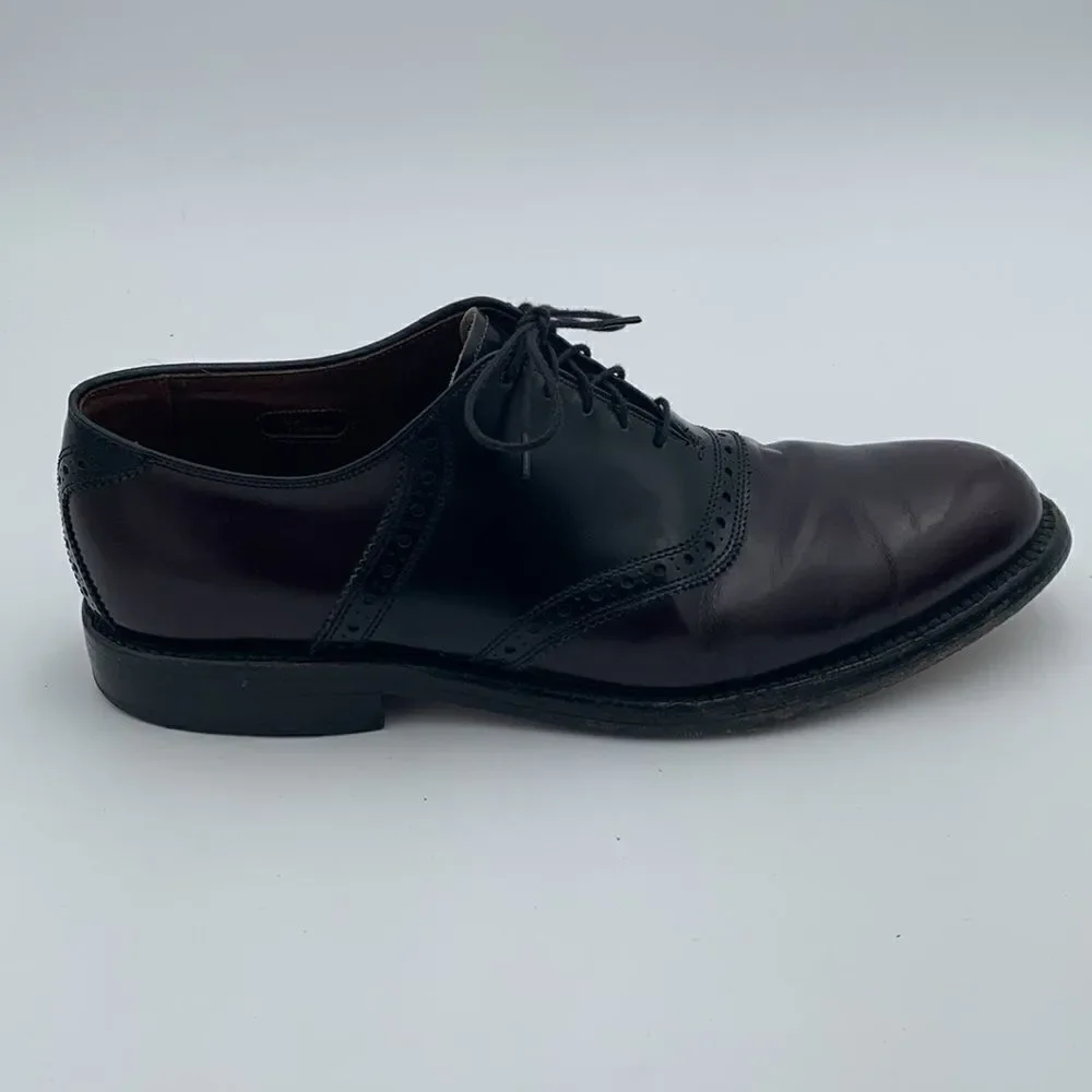 Allen Edmonds McAllister Wingtip Oxford Shoes | Two-Tone Brown & Black Men’s 10D